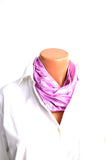 Metallic Baby Pink Infinity Scarf Lightweight Layering Fashion Piece Womens Christmas Ascot - hisOpal Swimwear - 1