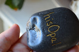 Pink Sunburst Mandala Stone, Hand Painted Rock, Unique Decor Red, Meditation Stone