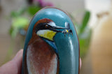 Bird Painted Rock, Hand Painted Stone, Bird Watching, Bird Art, Bee Eater, Bird Art, Poppies