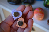 Cute Fridge Magnets, Hand Painted Mandala Magnets, 2 Refrigerator Magnets, Candy Hearts