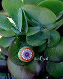 Mandala Stone, Painted Rock, Mandala Rock, Rainbow Dot Art, Hand Painted Rock, Boho Decor