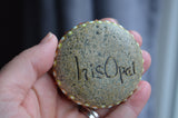 Mandala Stone, Hand Painted Rock, Boho Decor, Wedding Gift Mandala, Jewel Drop