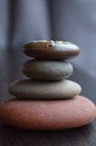 Hand Painted Rock, Prayer Rock, Small Mandala Stone, Decor Art, Mandala Painted Art