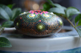 Spring mandala style, Mandala Stone, Boho Decor, Painted Rock Gift, Handpainted Rock