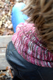 Sweater Scarf Chunky Scarf Infinity Scarf Neck Warmer Extra Thick Ascot Circle Scarf Burgundy Red - hisOpal Swimwear - 2