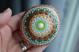 Southwestern Decor, Mandala Stone, Boho Decor, Housewarming Gift, Painted Rock Gift