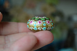 Tiny Mandala Stone, Hand Painted Rock, Mini Mandala, hisOpal Rocks, Gift for Her