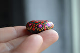 Small Mandala Stone, Hand Painted Rock, Mini Mandala, hisOpal Rocks, Gift for Her